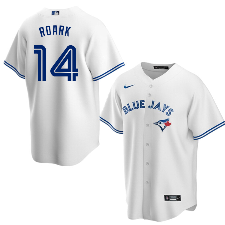 Nike Men #14 Tanner Roark Toronto Blue Jays Baseball Jerseys Sale-White